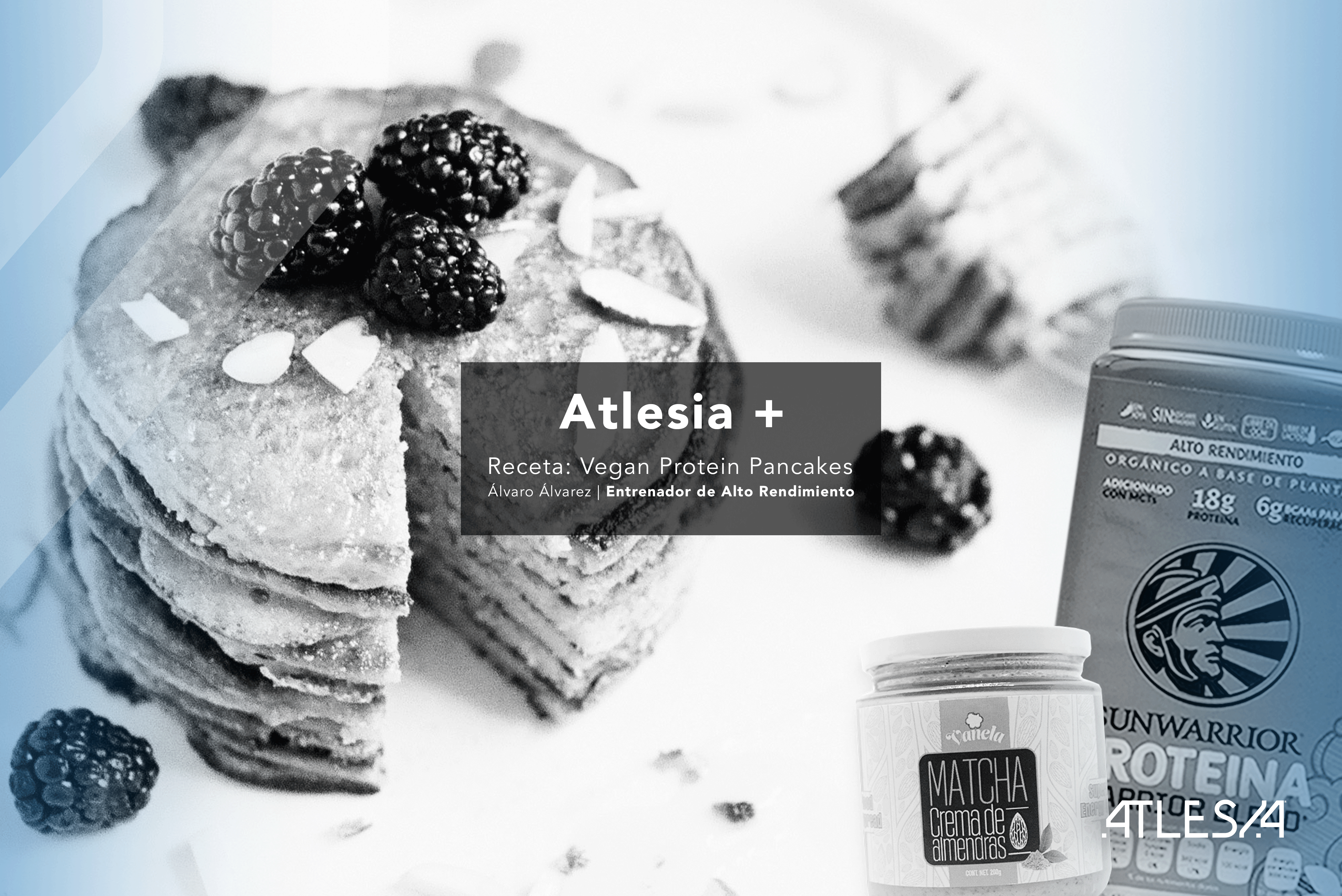 Receta: Vegan protein pancakes