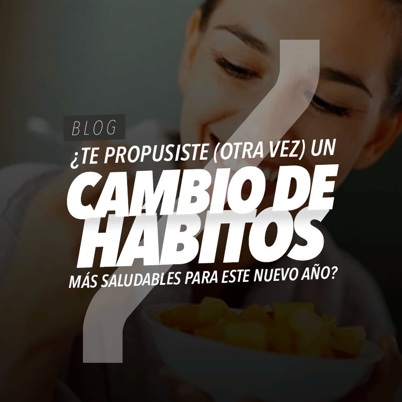 ¿Te propusiste (otra vez) un cambio de hábitos más saludables para este nuevo año?