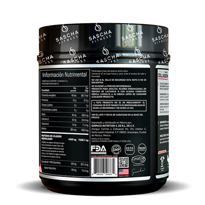 Sascha Fitness Hydrolized Multi Collagen 416.5gr Strawberry Lemonade