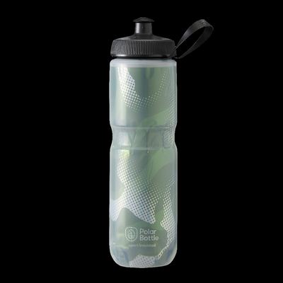 Polar Bottle Sport Insulated Contender 24oz Olive/Silver