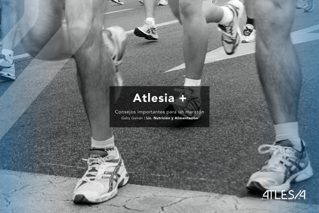 CONSEJOS IMPORTANTES PARA UN MARATÓN