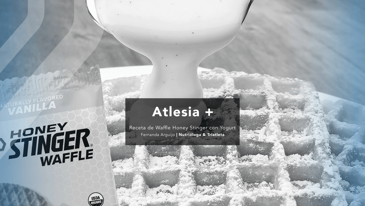 Receta: Waffle Honey Stinger con yogurt
