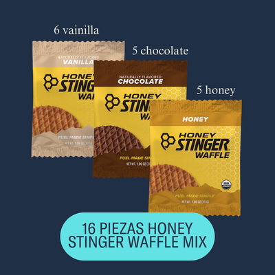 16 Piezas Honey Stinger Waffle Mix