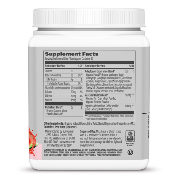 Sunwarrior Active Energy Pre-Workout 285gr Watermelon Waves