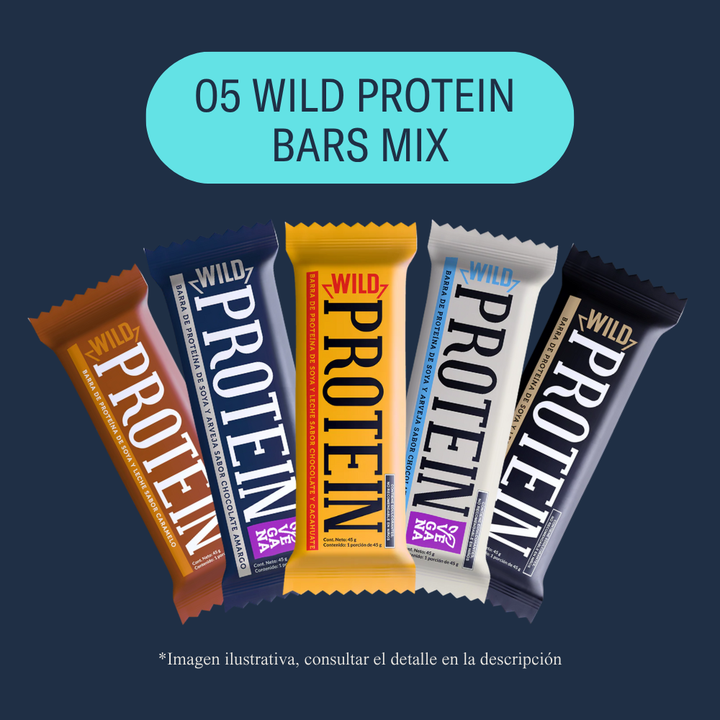 Wild Protein Bar Mix 5pz – Atlesia