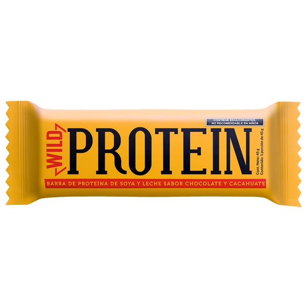 Wild Protein Barra de Proteína 45gr Chocolate y Cacahuate