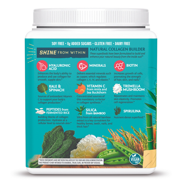 Sunwarrior Collagen Building 500gr Tahitian Vanilla