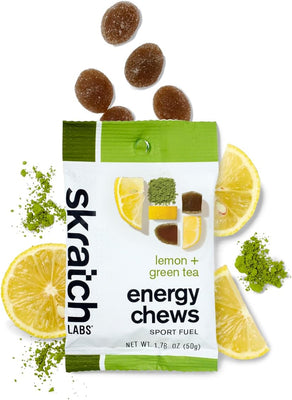 Skratch Labs Energy Chews Matcha Green Tea and Lemons 50gr