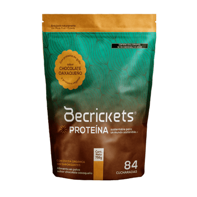 BeCrickets Proteína de Grillo + Vegana 756gr Chocolate