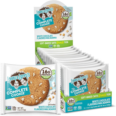 Lenny & Larrys The Complete Cookie White Chocolaty Macadamia 113gr c/12 pz