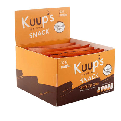Kuups Barra Snack Peanut Butter Cocoa 50gr c/10 pz