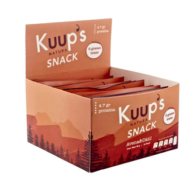 Kuups Barra Snack Avena Datil 50gr c/10 pz