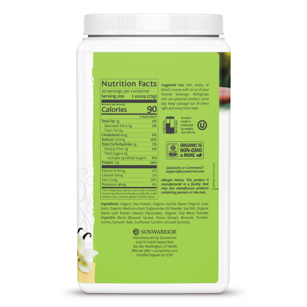 Sunwarrior Clean Greens & Protein 750gr