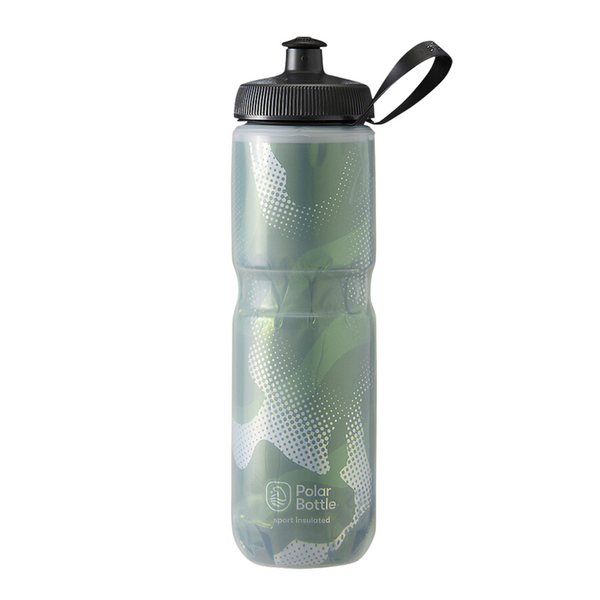 Polar Bottle Sport Insulated Contender 24oz Olive/Silver