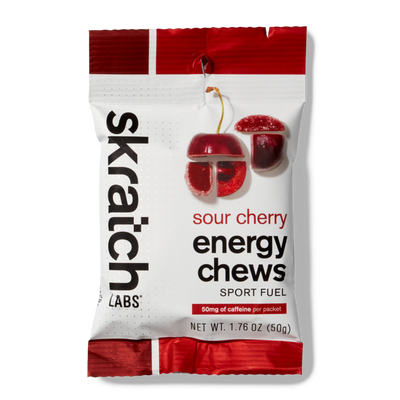 Skratch Labs Energy Chews Sour Cherry with Caffeine 50gr
