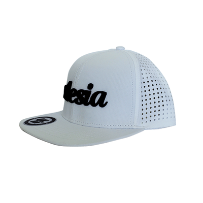 Gorra Snapback Plana Atlesia Signature Blanca