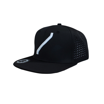 Gorra Snapback Plana Atlesia Swoosh Negra