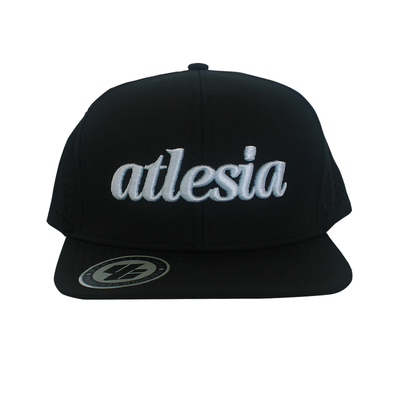 Gorra Snapback Plana Atlesia Signature Negra