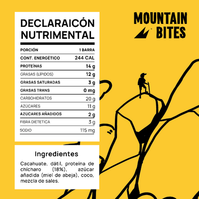 Mountain Bites Summit Bar Peanut Butter Bomb 55gr