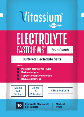 SaltStick Vitassium FastChews c/10 Fruit Punch