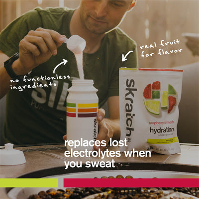 Skratch Labs Hydration Mix Raspberry Limeade 440gr c/30 pz