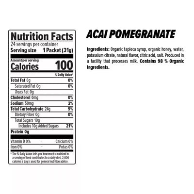 Honey Stinger Gel Organic Acai Pomegranate 32gr