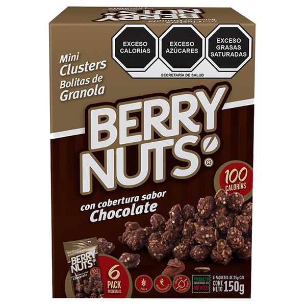 Berry Nuts Chocolate 25gr c/6 pz