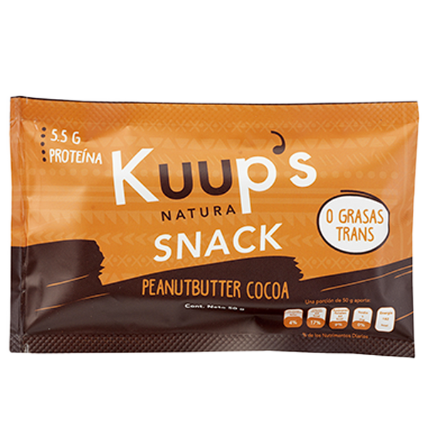 Kuups Barra Snack Peanut Butter Cocoa 50gr