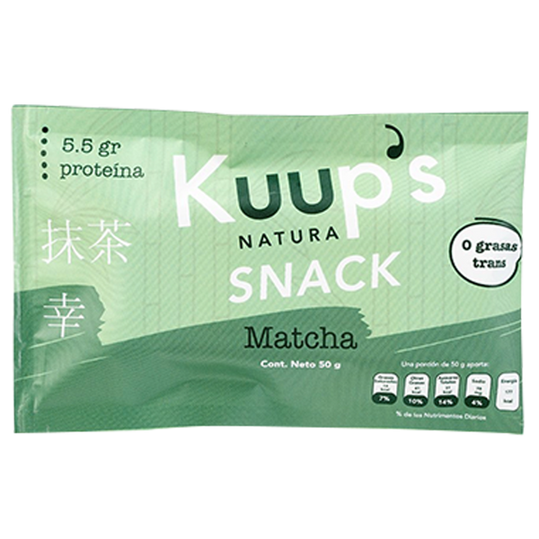 Kuups Barra Snack Matcha 50gr