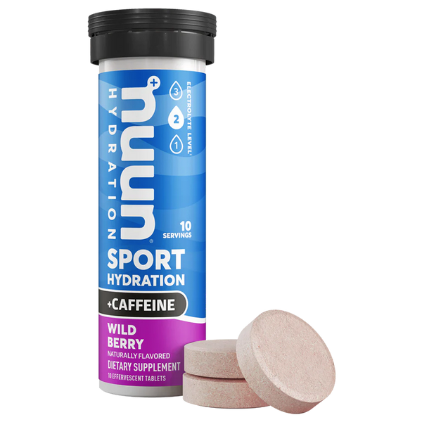 Nuun Sport + Caffeine Wild Berry 55gr