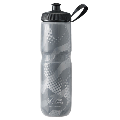 Polar Bottle Sport Insulated Contender 24oz Charcoal/Silver