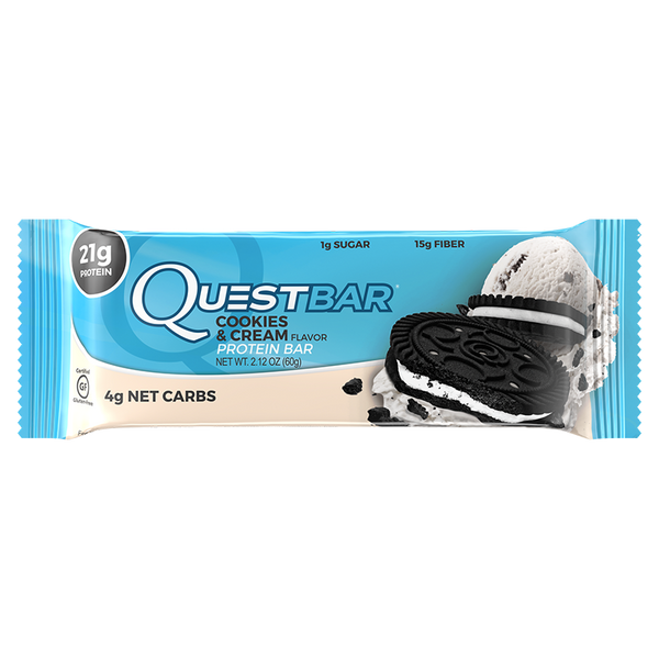 Quest Nutrition Protein Bar Cookies and Cream 60gr c/12 pz