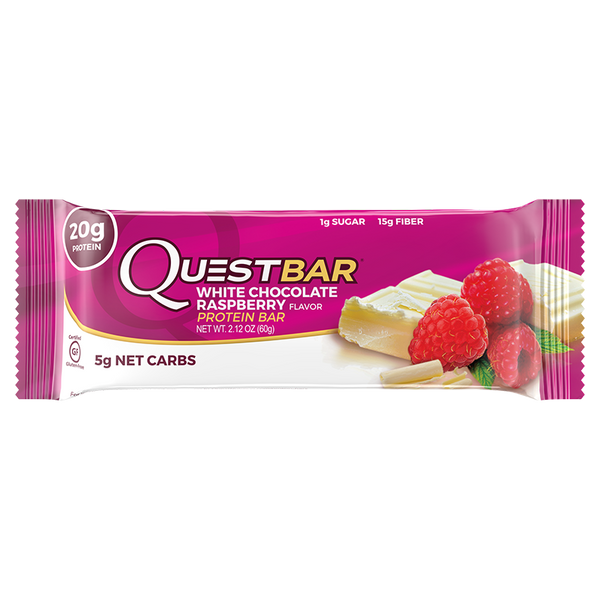 Quest Nutrition Protein Bar White Chocolate Raspberry 60gr c/12 pz