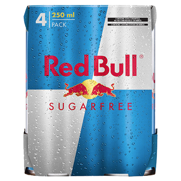 Red Bull Sugar Free 8oz c/4 pz