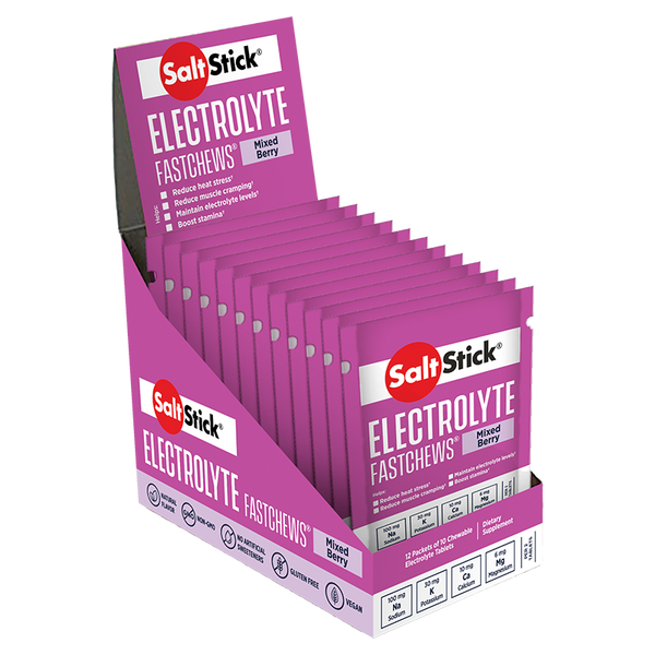 SaltStick FastChews c/10 c/12 pz Mixed Berry