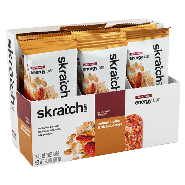 Skratch Labs Energy Bars Peanut Butter & Strawberries 50gr c/12 pz