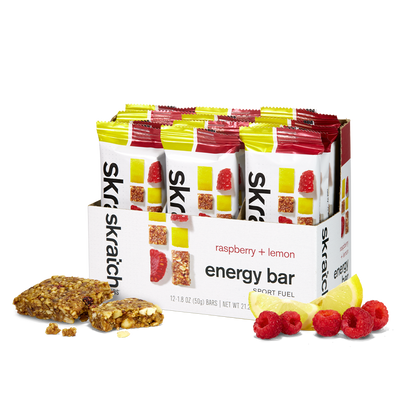 Skratch Labs Energy Bars Raspberries & Lemons 50gr c/12 pz