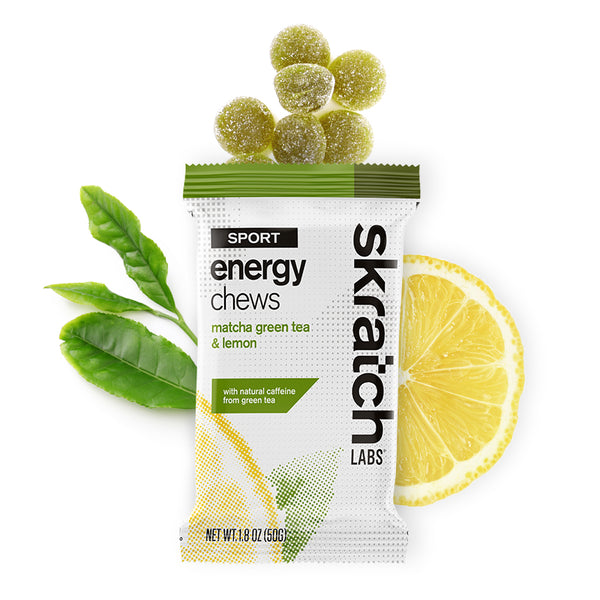 Skratch Labs Energy Chews Matcha Green Tea and Lemons 50gr