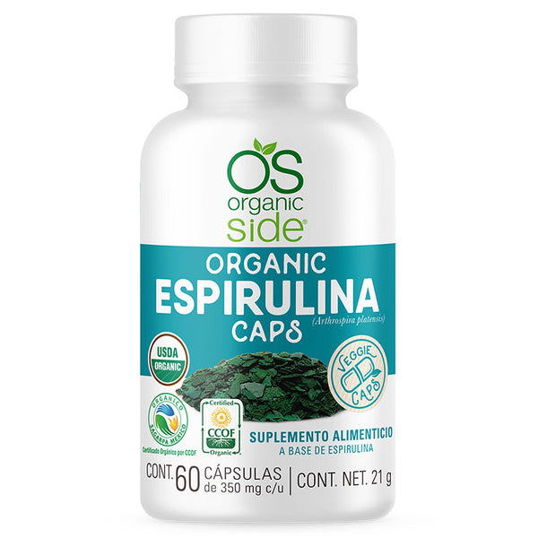 OS Organic Side Espirulina Organica 60 Cap