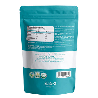 OS Organic Side Espirulina Organica en polvo 100 gr