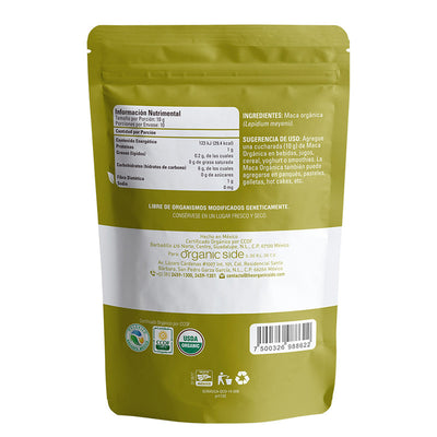 OS Organic Side Maca Organica en polvo 100 gr