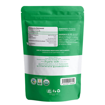 OS Organic Side Wheatgrass Organico en polvo 100 gr