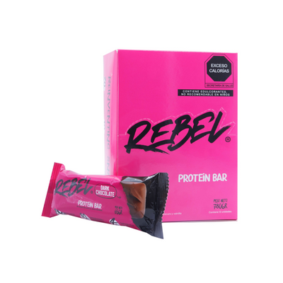 Rebel Protein Bar 65gr Dark Chocolate c/12 pz