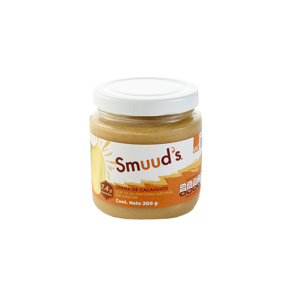 Smuuds Crema de Cacahuate frasco 200gr