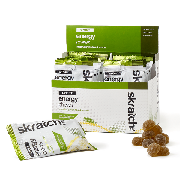 Skratch Labs Energy Chews Matcha Green Tea and Lemons 50gr c/10 pz